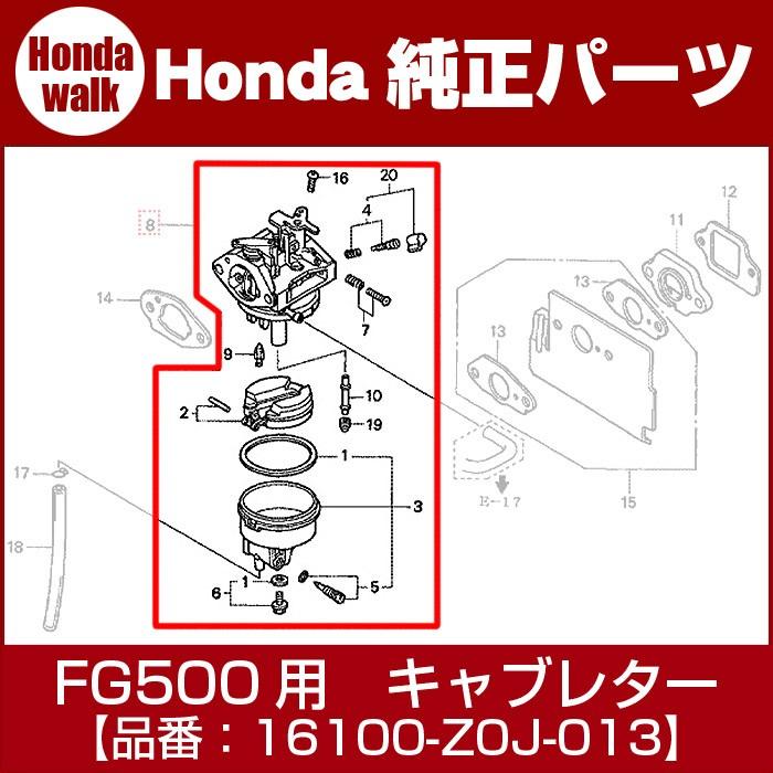 毎月1日はplowの日 全品p5倍 ホンダ純正部品fg500用キャブレターassy 61c Z0j 013 プラウ オンラインストア 通販 Paypayモール