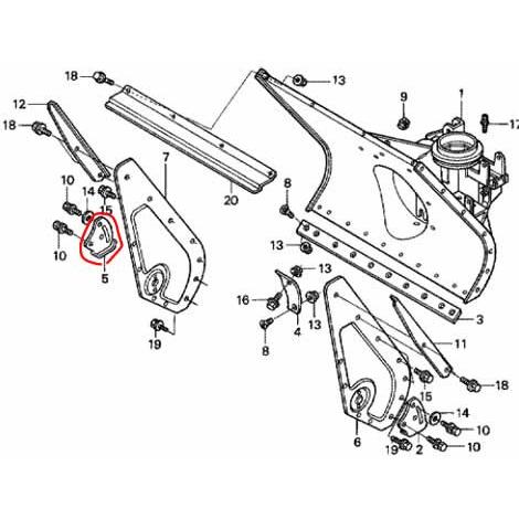 ホンダ（HONDA） ホンダ除雪機純正パーツ オーガスキッド（R) 対応機種