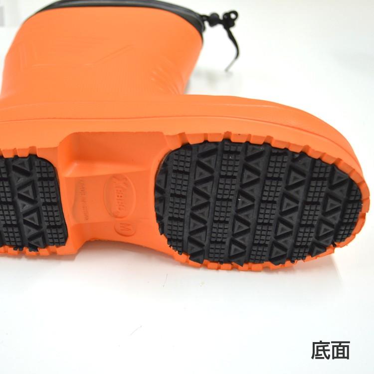 ジーベック（XEBEC） 超軽量！めちゃ軽防寒長靴 オレンジ [85712] EVA