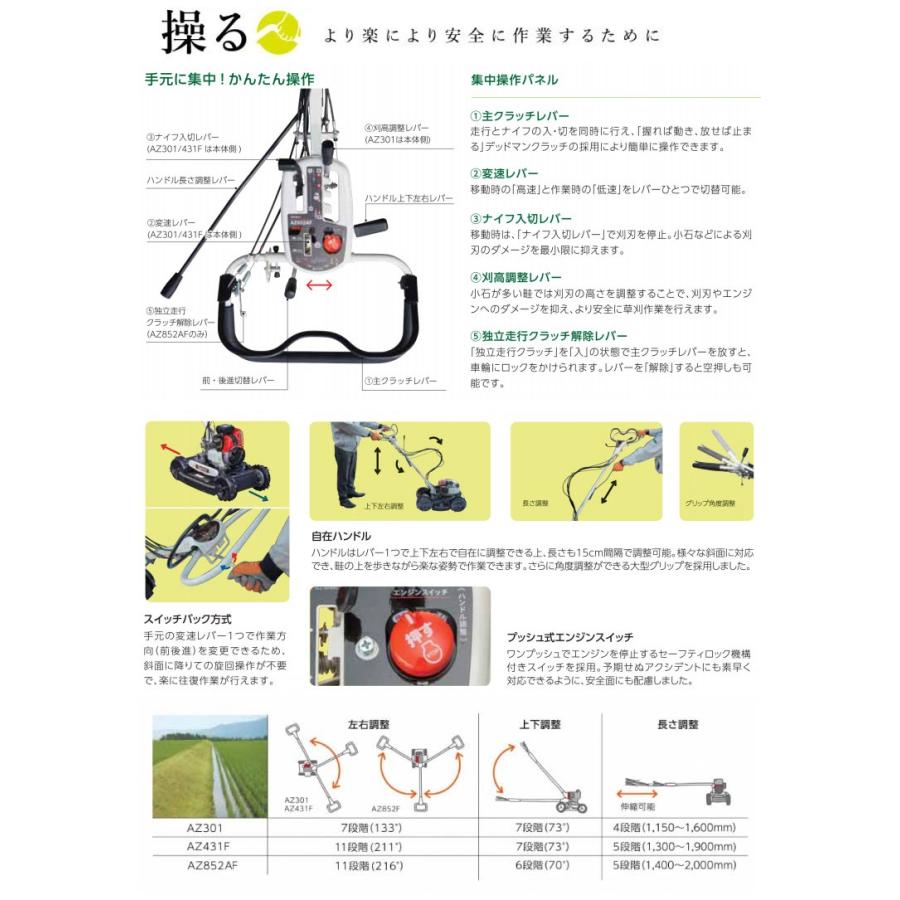 ヤマビコ 「5月1日はP5倍」共立 斜面草刈機 AZ852AF スパイダー ヤマビコ 「5月1日はP5倍」共立 斜面草刈機 AZ852AF スパイダー