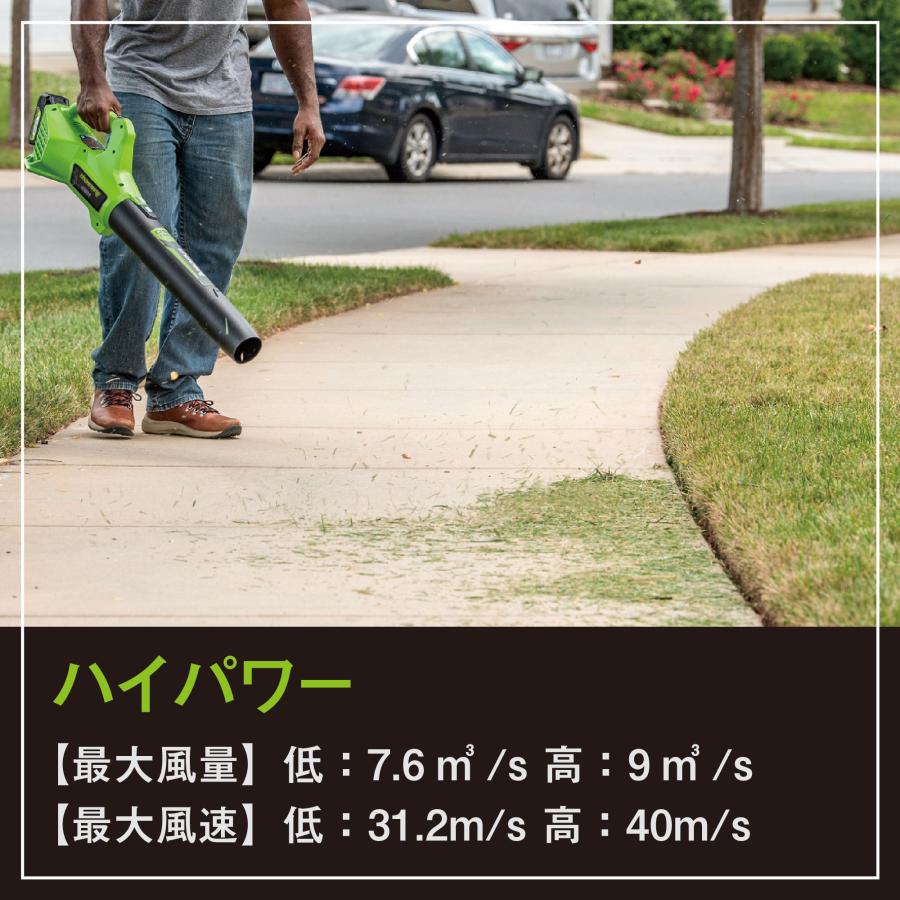 【特価商品】Greenworks(グリーンワークス) 充電式ブロワー 電動ブロア Amazon.co.jp: Greenworks(グリーンワークス) 充電式ブロワー 電動