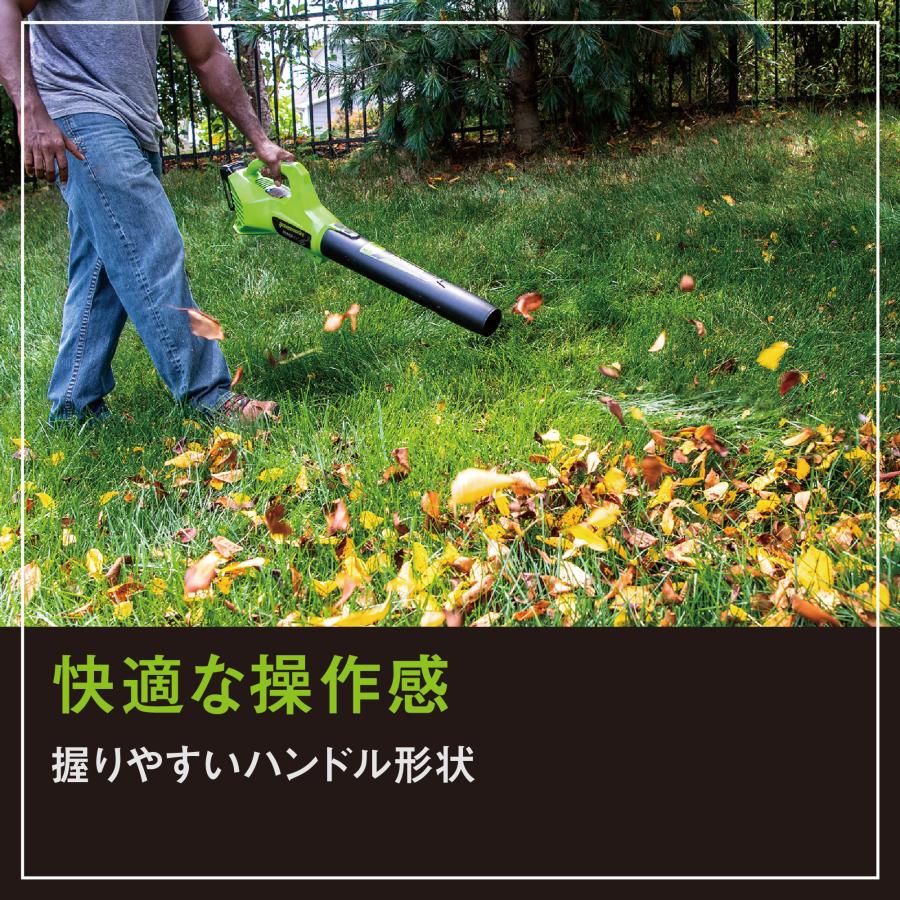 Greenworks グリーンワークス 24V コードレスブロワ 最大風速40m/s 2