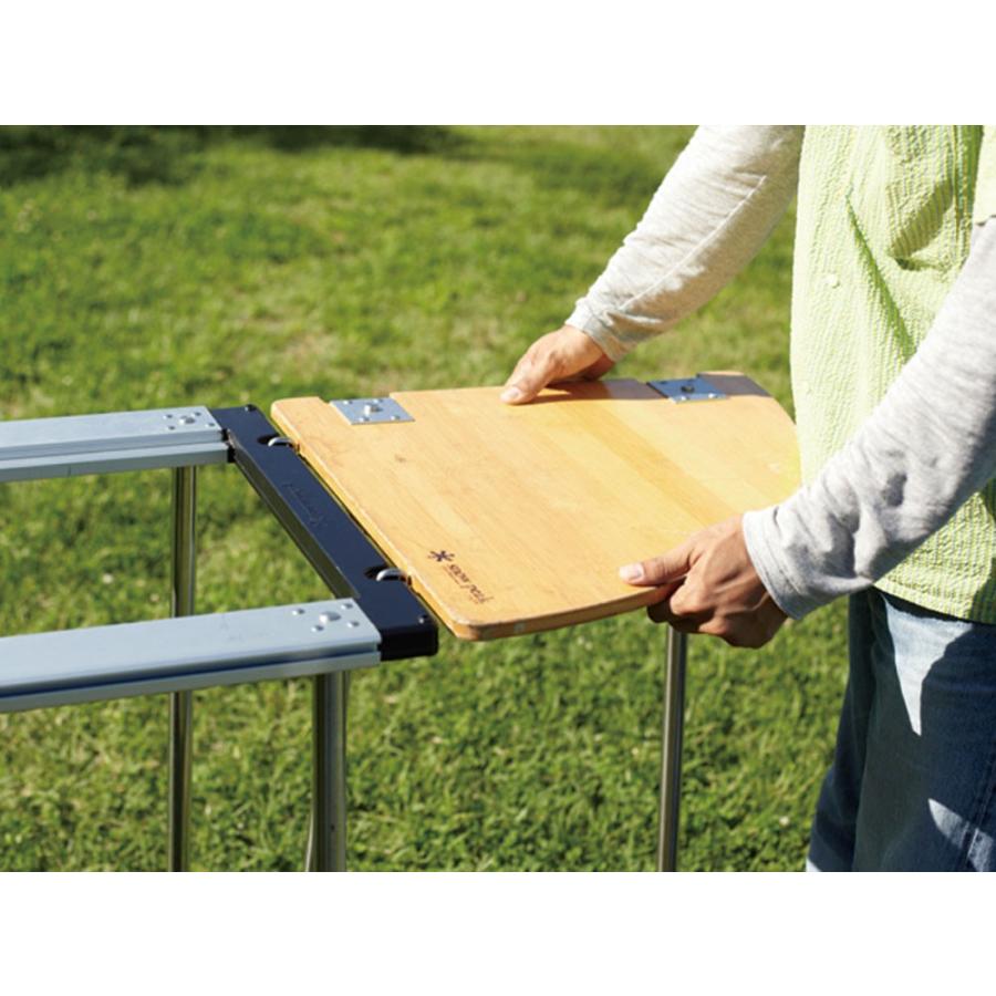 スノーピーク( PEAK) マルチファンクションテーブルコーナーL竹 CK-118TR snow peak（スノーピーク） マルチファンクションテーブルコーナーL竹