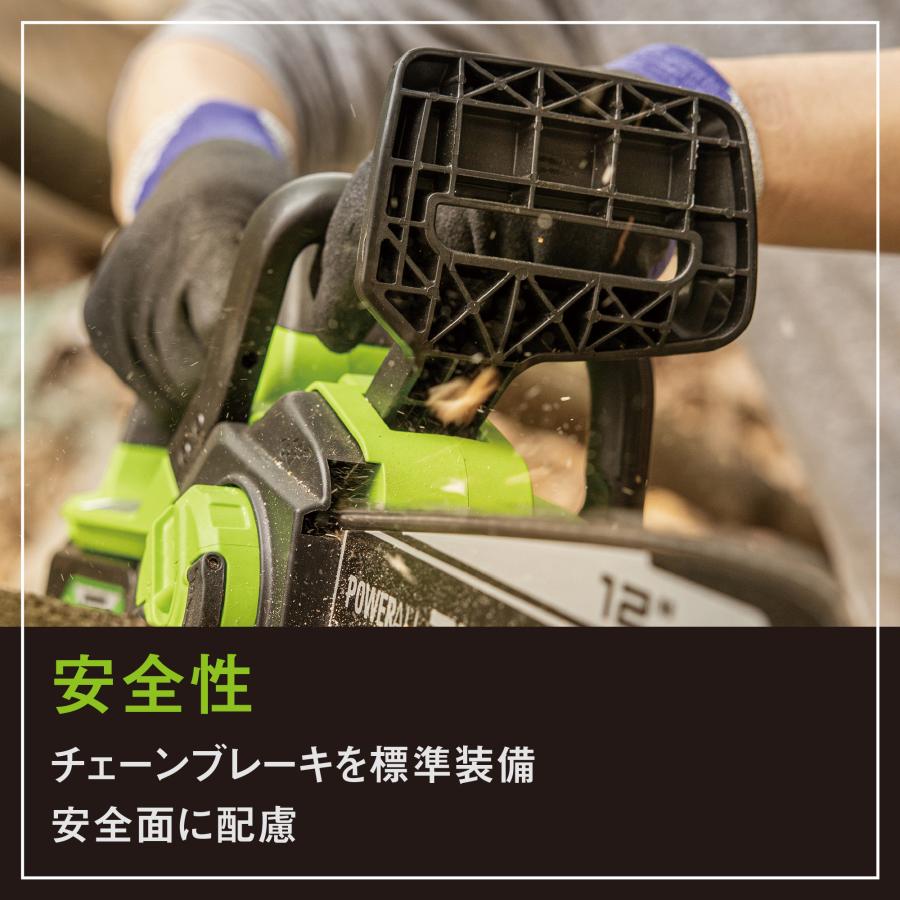 Greenworks グリーンワークス 24V コードレスチェーンソー 300mmバー