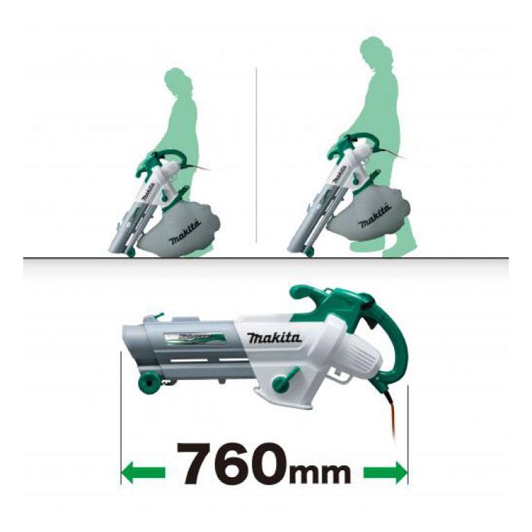 マキタ（makita） 電気ブロワ集じん機「MUB1200 AC100V コード式 屋外