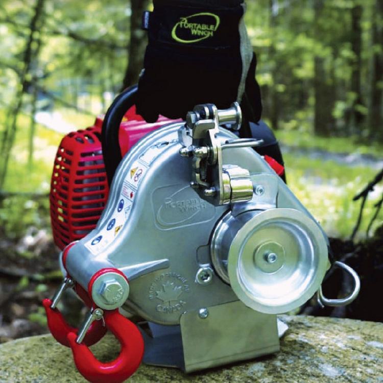 ポータブルウインチ(PORTABLE WINCH) PCW4500 2サイクルエンジン 