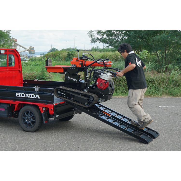 PLOW アルミブリッジ ブラック 長さ180cm 幅30cm 耐荷重500kg/セット