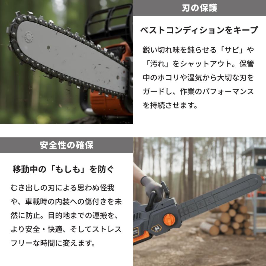 PLOW 全メーカー対応 チェンソーガイドバーカバー12-20インチ 30cm