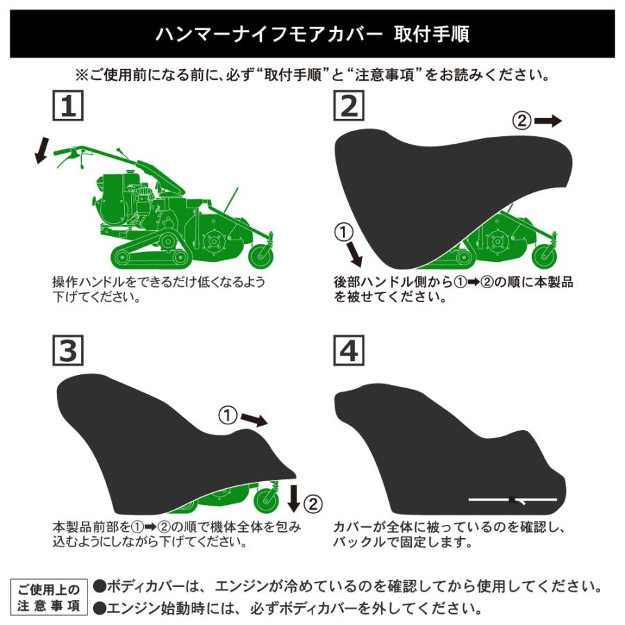 PLOW ハンマーナイフモア用 ボディカバー 共立 OREC PH-COVER10 サイズ