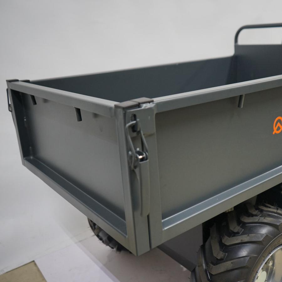 PLOW 電動運搬車 プラウ 油圧ダンプ 耐荷重500Kg 無段変速 バッテリー