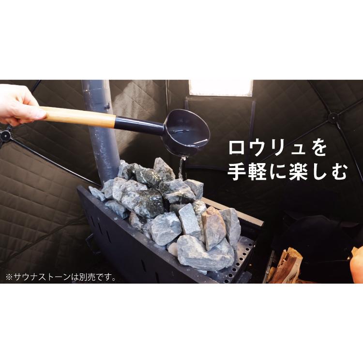 PLOW サウナストーブ PLOW MUSHIBURO（蒸し風呂） コンパクト 薪