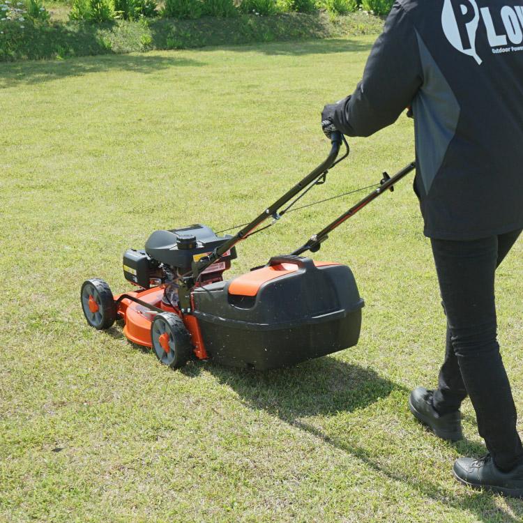 PLOW 芝刈り機 プラウ 芝刈機 ホンダ エンジン 自走式 家庭用 GC480
