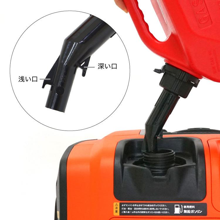 PLOW ガソリン携行缶 10L 高密度ポリエチレン製 軽量 プラスチック携行 