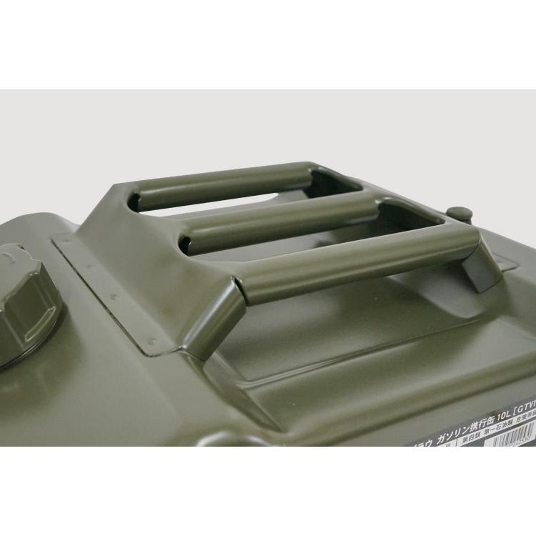 PLOW ガソリン携行缶 20L 縦型 アーミーグリーン 20リットル PH-GTV20