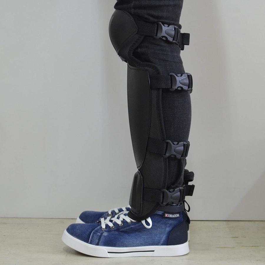 PLOW 刈払機用 防護 レガース レッグガード 脛当て 付け外し簡単