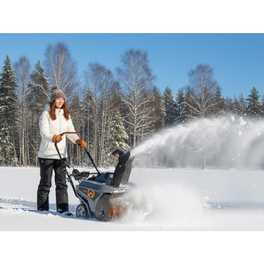 PLOW 小型除雪機 シングルステージ SBP755 7馬力 55cm幅 : プラウ