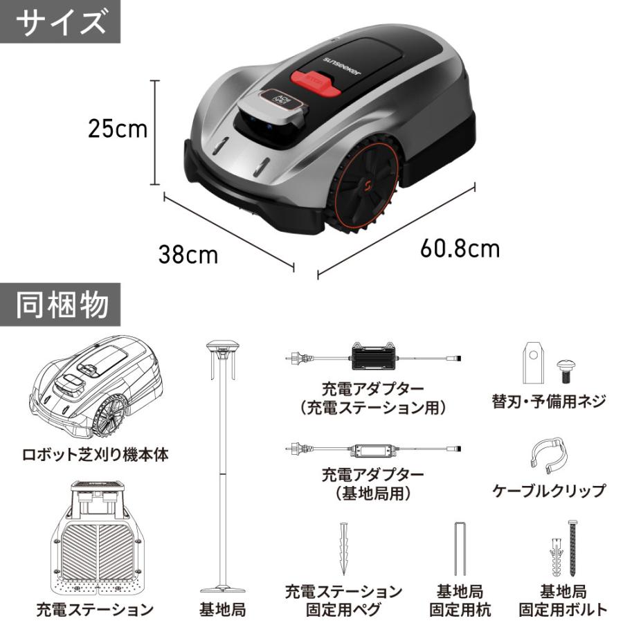 決算セール 大特価」衛星測位ロボット芝刈り機 SUNSEEKER X3 完全