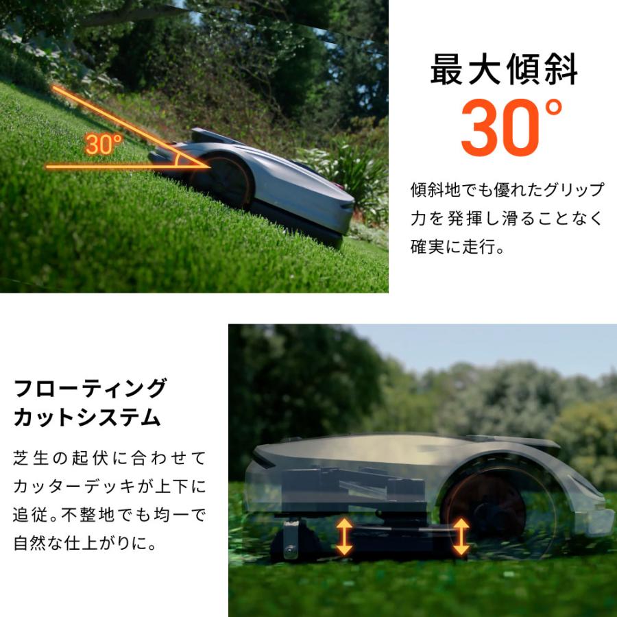衛星測位ロボット芝刈り機 SUNSEEKER X5 完全ワイヤーレス 2000m2対応