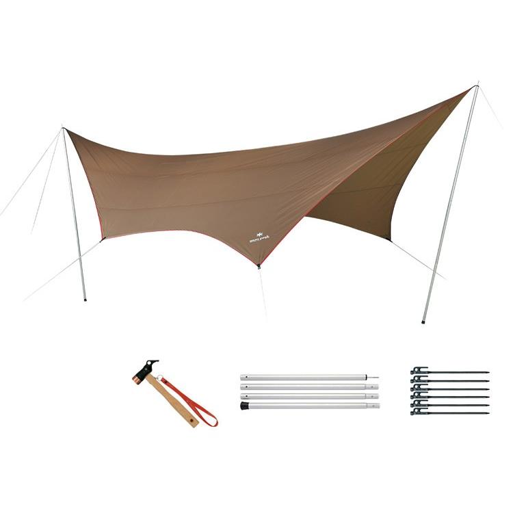 スノーピーク snowpeak HDタープ シールド ・ヘキサ(L) Pro セット TP