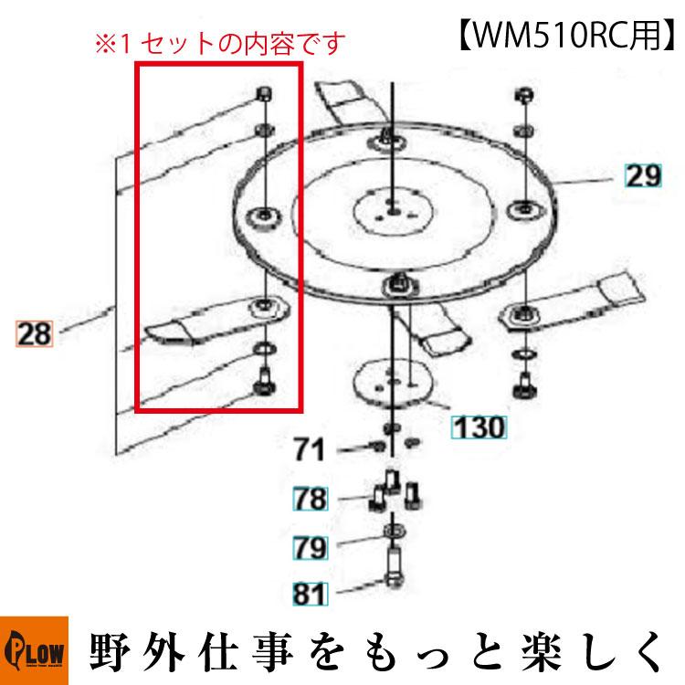 ゼノア 替刃ブレードセット ※ WM510RC用「YCX2R283」 : プラウ Yahoo