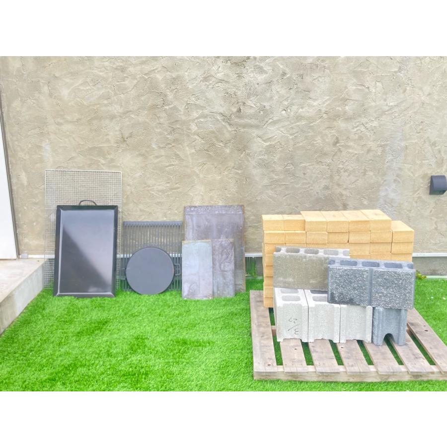 おうちでカンタン！耐火レンガBBQコンロキット！網・鉄板付き！！