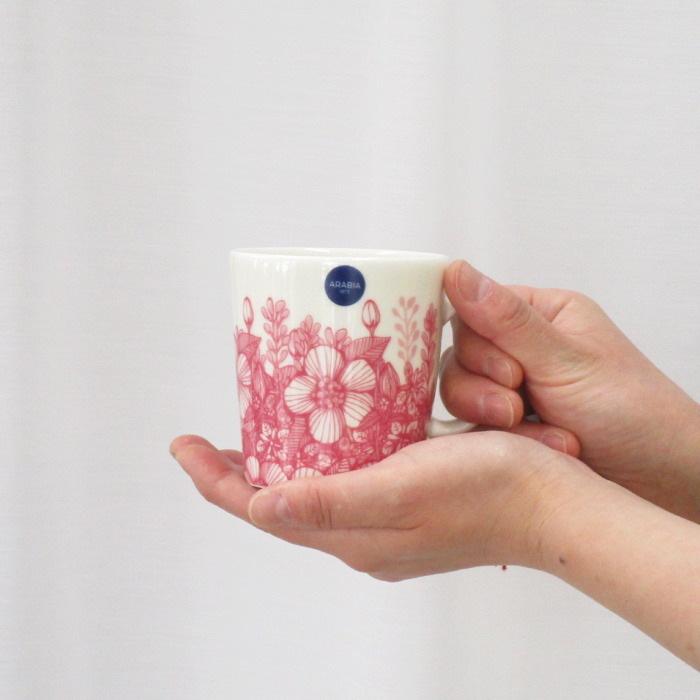 アラビア マグカップ 300ml フヴィラ ピンク 北欧 食器 ブランド マグ おしゃれ 北欧食器 Arabia プロヴァンスの風 Yahoo 店 通販 Yahoo ショッピング
