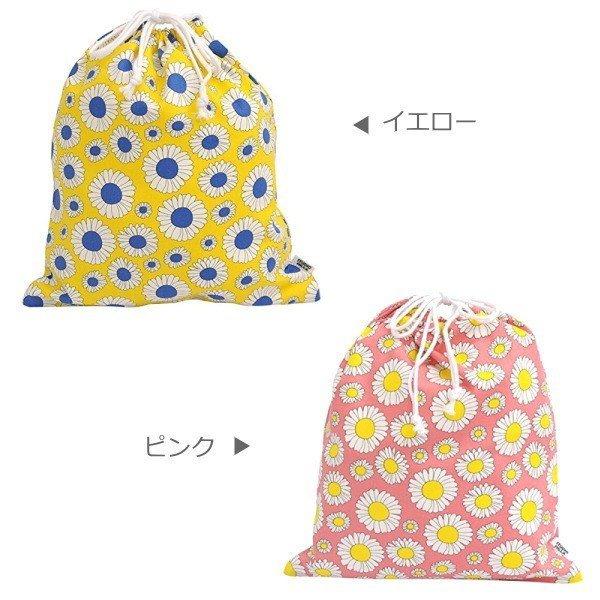 77 Off スタジオヒッラ 巾着 大 デイジー 北欧 女の子 花柄 巾着袋 ポーチ 体操着入れ 入学 入園 小学校 おしゃれ Supplystudies Com