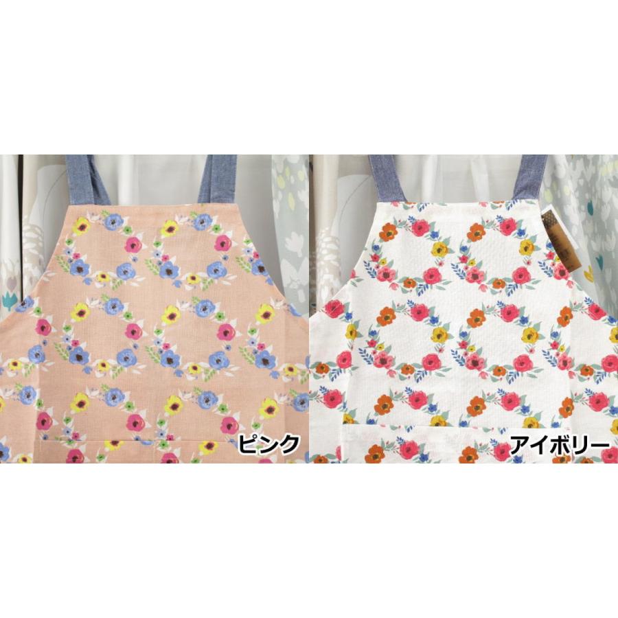 エプロン 子供用 三角巾付 キッズエプロン 110 1サイズ サークルフラワー 女の子 ピンク アイボリー Is 115 28 プロヴァンスの風 Yahoo 店 通販 Yahoo ショッピング