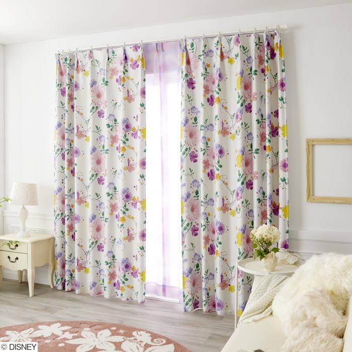 ディズニー カーテン 遮光 ドレープカーテン 100 135cm 1枚入り プリンセス タングルド 花柄 ラプンツェル ウォッシャブル 遮光1級 遮光2級 形状記憶 Princesstangled プロヴァンスの風 Yahoo 店 通販 Yahoo ショッピング