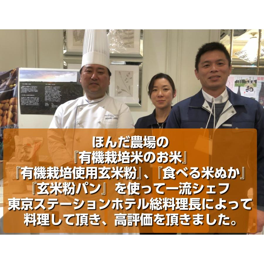 無農薬 有機栽培 安全で安心の玄米粉 500ｇ メール便　玄米粉  コシヒカリ  米粉｜hondanojo｜07