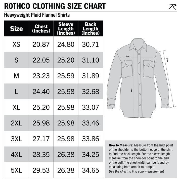 Rothco 厚手 チェック 格子柄 フランネル シャツ XXXXーLarge