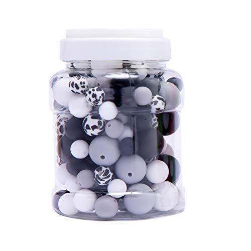 お得な情報満載 HAO Organic Loose Round Beads (12ー20mm) 200pcs Beads Silicone DIY Baby JIE 電子玩具