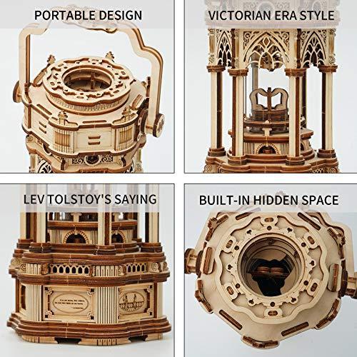 価格販売中 ROKR 3D Wooden Puzzle for Adults to Build， Victorian Style Vintage Lantern