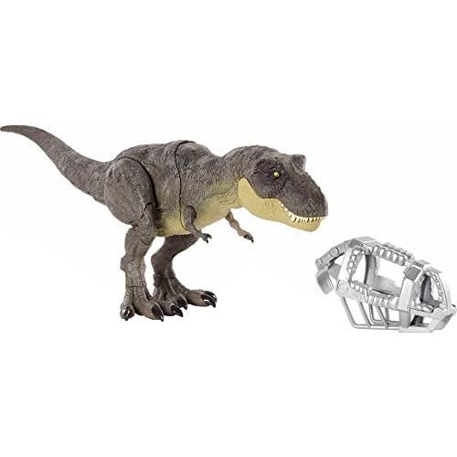 2021新入荷 ‘N Stomp World Jurassic Escape Din Cretaceous Camp Figure Rex Tyrannosaurus 電子玩具
