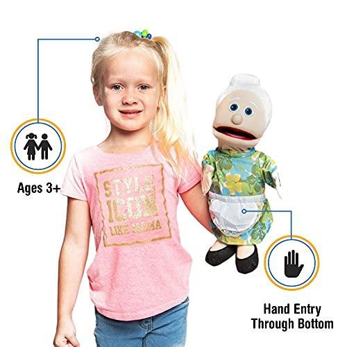 日本売れ済 ´Granny´´， 14In Glove Puppet， Peach ーAffordable Gift for your Little One! I