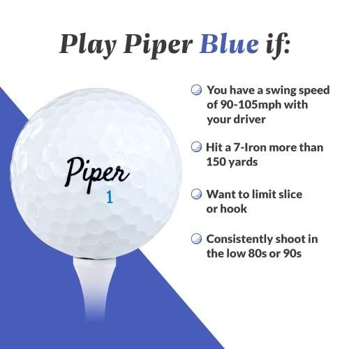 100％安い Piper Golf Premium Golf Balls for Maximum Distance and Straighter Shots | H