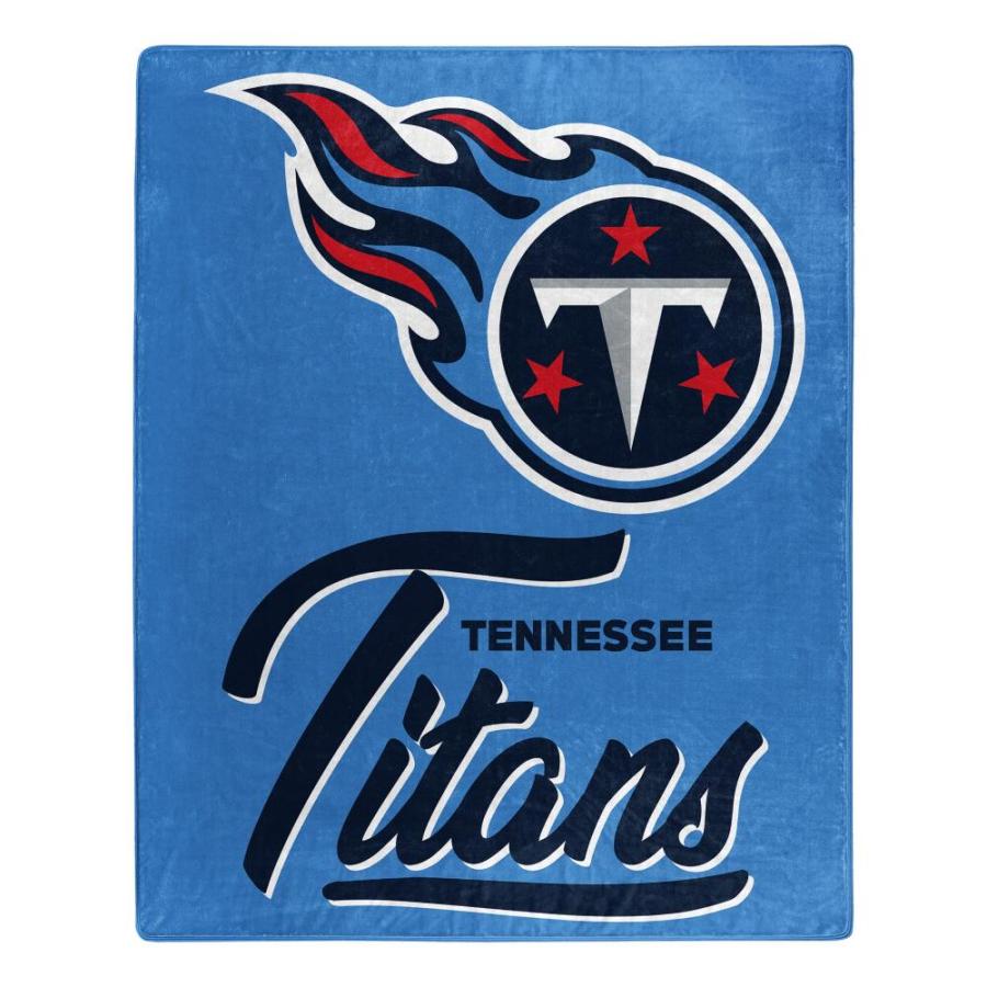 Northwest NFL Tennessee Titans UnisexーAdult Raschel Throw Blanket, 50