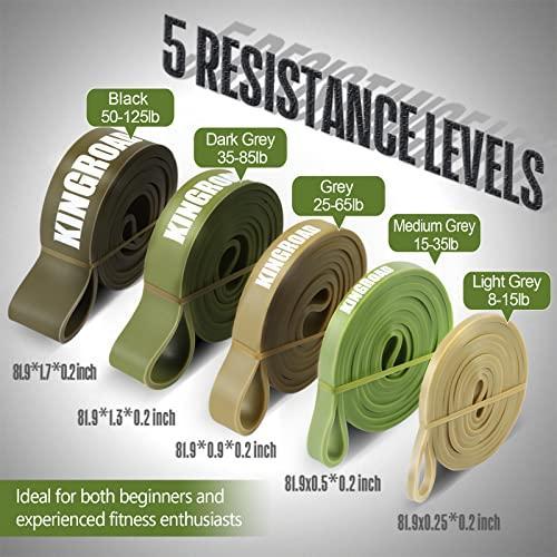 スプリングフェア Resistance Band Pull Up Assistance Bands，Set of 5 Resistance Heavy Duty Exe