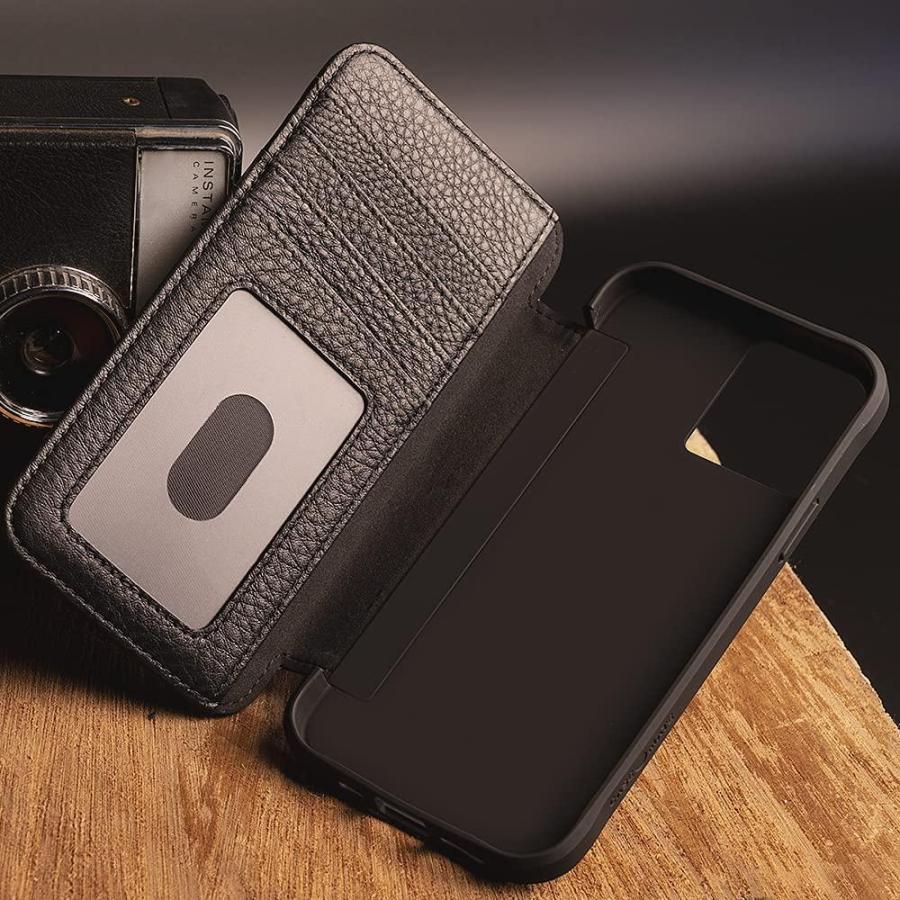 売れ済卸値 CaseーMate 財布型二つ折りケース iPhone 13 Pro Max対応 MAGSAFEアクセサリー&充電対応 10フィート 落下保護レザー