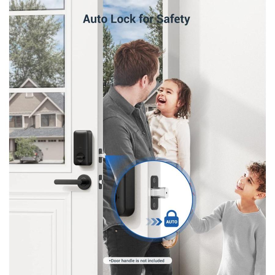 アウトレット買蔵 Veise Fingerprint Door Lock， Keyless Entry Door Lock， Electronic Keypad Dea
