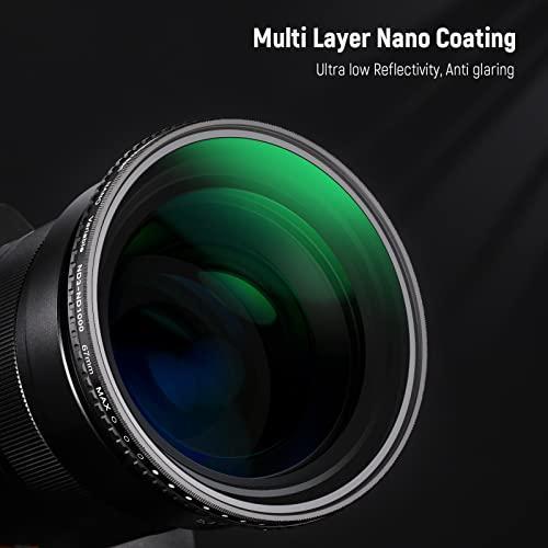 数量限定セール NEEWER 67mm HD 可変NDフィルター ND3ーND1000 1.5ー10ストップ 減光フィルター 超解像力 光学ガラス 両面30 層ナノコ