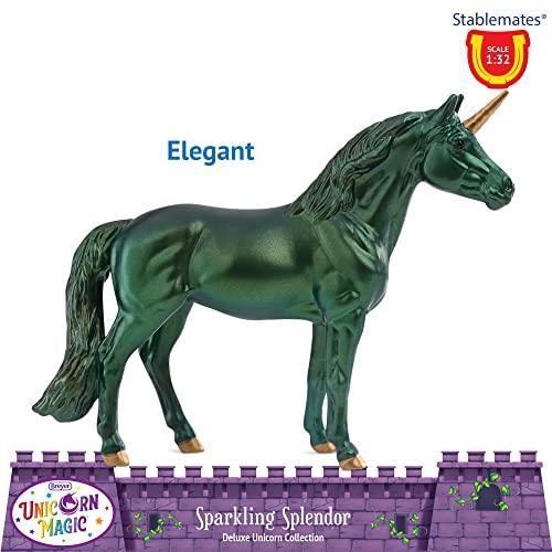 クリアランス販促品 Breyer Horses Stablemates Sparkling Splendor Deluxe Unicorn Set | 8 Unicorn