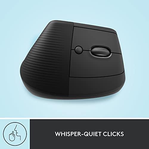 【正規激安】 Logitech Lift Vertical Ergonomic Mouse， Wireless， Bluetooth or Logi Bolt US