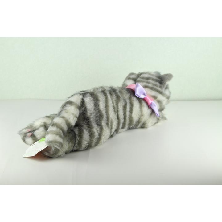 リボンネコ グレー ぬいぐるみ 猫 たけのこ : HONDA STORE - 通販