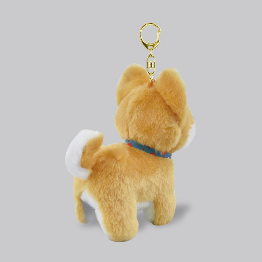 小梅 LKH 豆しば三兄弟 犬 ぬいぐるみ マスコット キーホルダー 柴犬