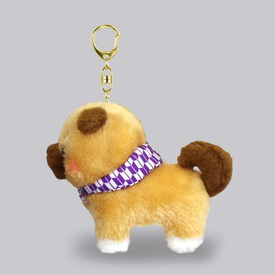 豆三郎 LKH 豆しば三兄弟 犬 ぬいぐるみ マスコット キーホルダー 柴犬