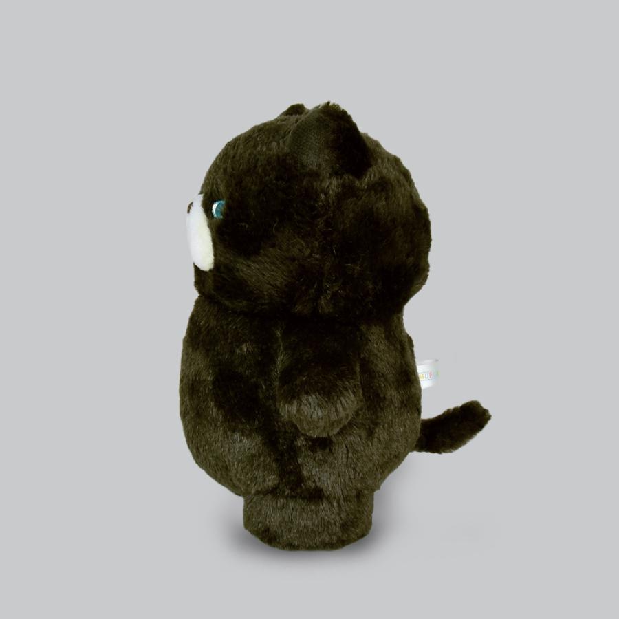 ツヤオ ムクムクむっくん ST ぬいぐるみ 黒猫 アミューズキャラコレ