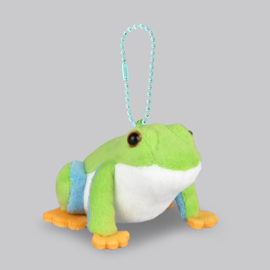 ぴょこんとカエル LMC アカメアマガエル マスコット キーホルダー