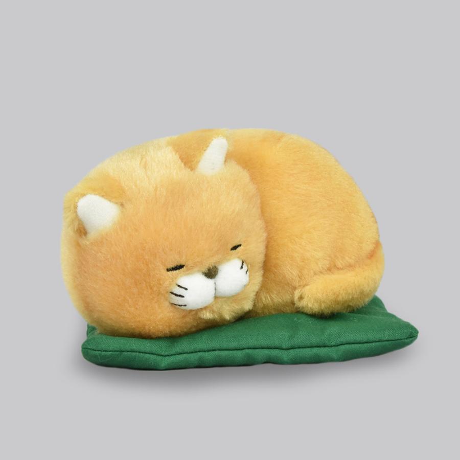 ひげまんじゅう 座布寝 ST ふくにゃん 猫 ぬいぐるみ アミューズ