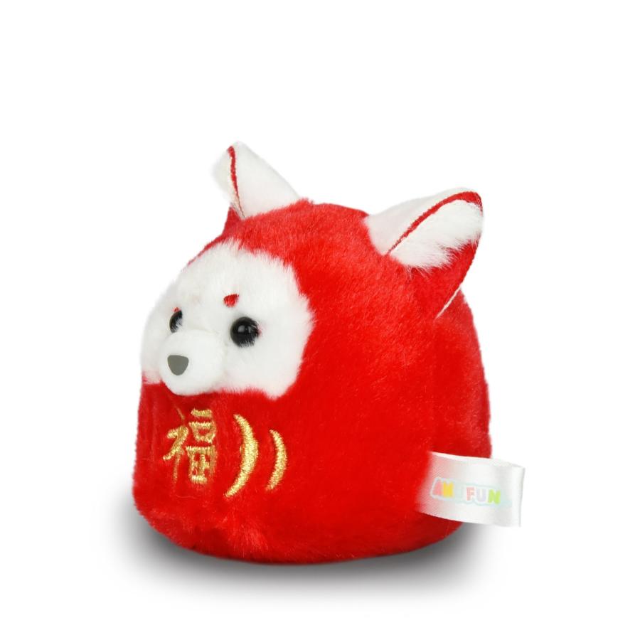 ちょコンとキツネ 福だるま MC わたあめ 白狐 ぬいぐるみ きつね